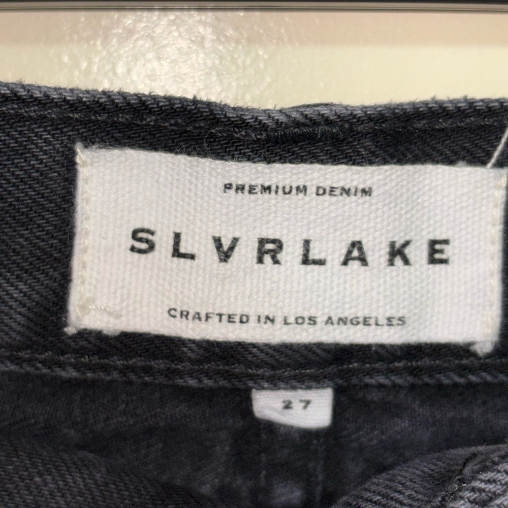 SLVRLAKE Black Straight Leg Jeans - Picture 4 of 4
